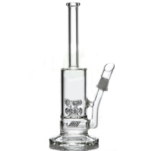 Tubulação de água de fumo de vidro do Cachimbo de água do dobro Perc Perc Rig (ES-GB-573)